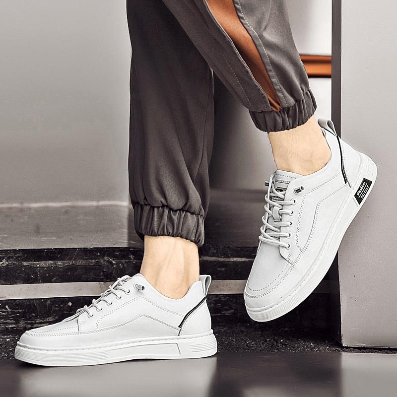 Módní ručně vyráběné skate boty pánské stylové nové outdoorové tenisky značkové pravá kůže ležérní boty univerzální pánské oxfordky běžecké boty