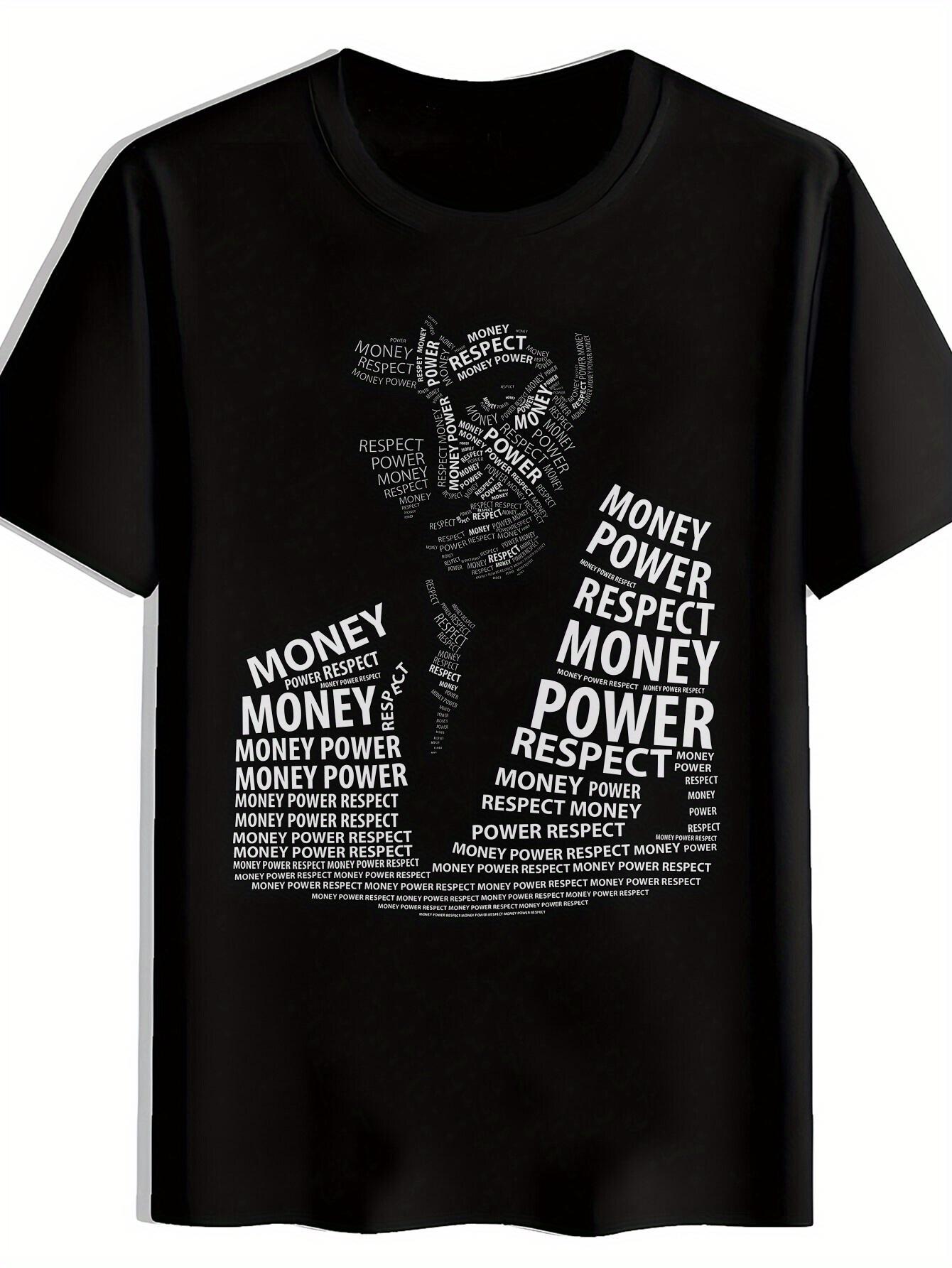 Scarface Graphic T-shirt - Bold  Money Power  Design XXXL