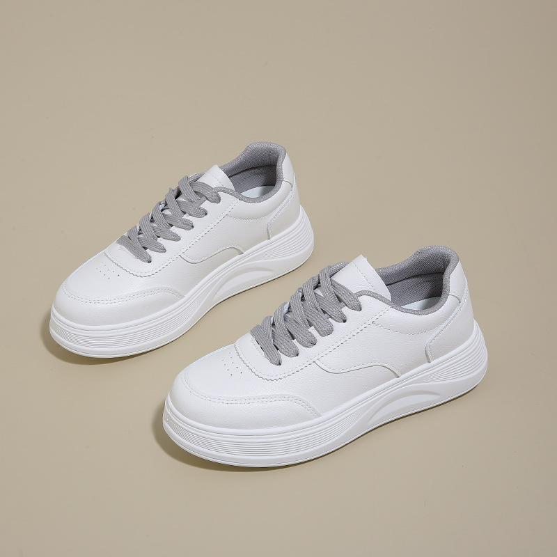Autumn New Breathable Little White Shoes Female Students Platform Versatile Casual Sports Board Shoes 8