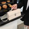 New Niche Design Popular Toothpick Pattern Small Square Bag Versatile Portable Shoulder Messenger Women's Bag