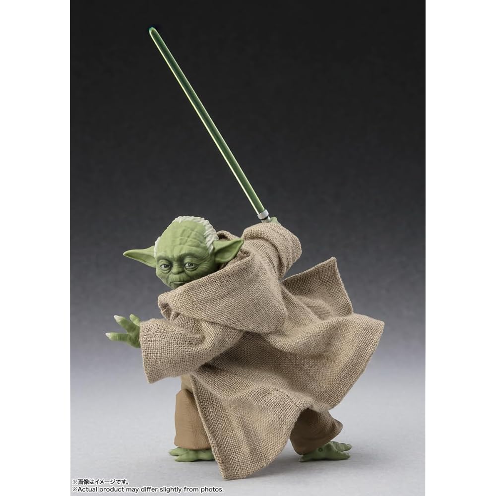 TAMASHII NATIONS S.H. Figuarts Star Wars Episode III Yoda Classic Version 70mm PVC ABS Fabric Action Figure