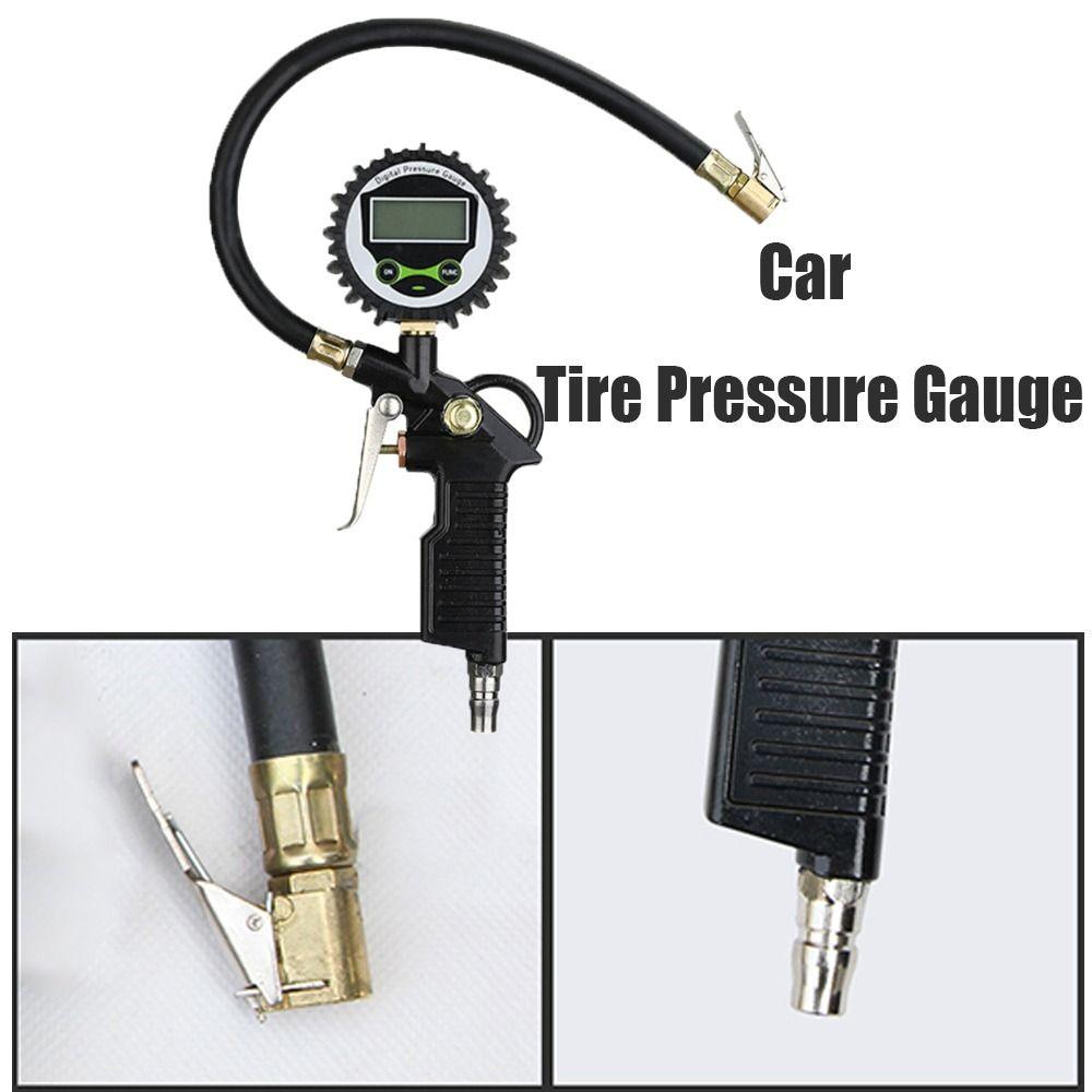 

Aluminium Alloy Car Tire Pressure Gauge LCD Display Monitoring Manometer Vehicle Tester Motorcycle