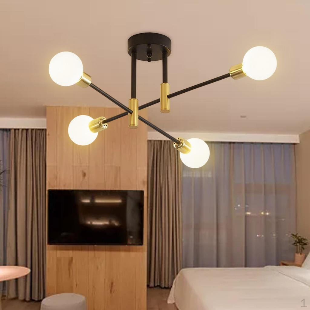 Modern Sputnik Chandelier Ceiling Light for Living Room Dining Hallway