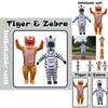 Hilarious Tiger Zebra Inflatable Costume For Adults Perfect For Halloween Parties