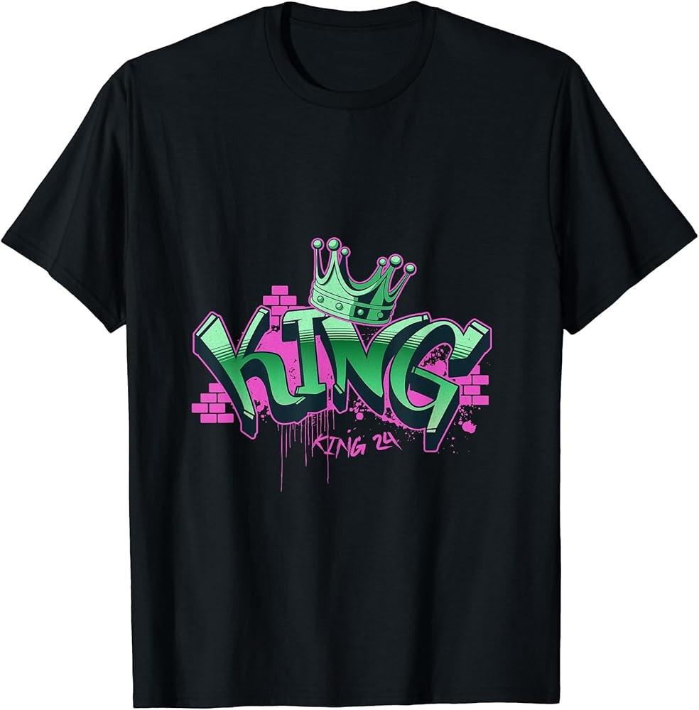 King graffiti TShirt Unisex T-Shirt XL