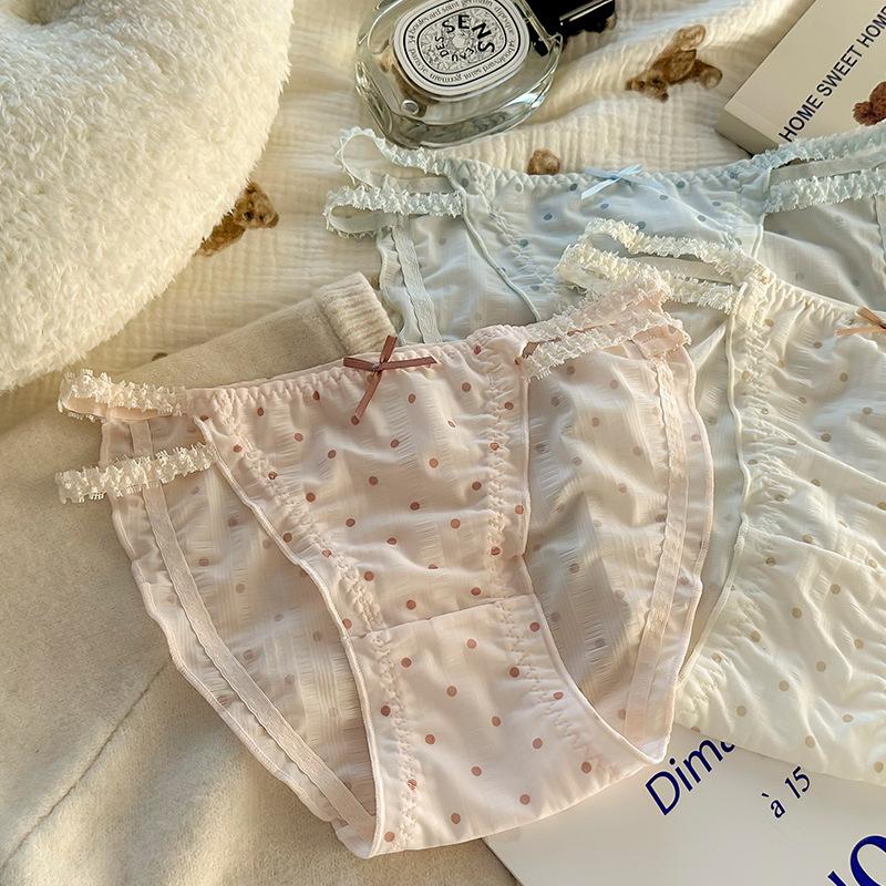 Pachet dulce de talie pentru femei cu urechi de lemn și fese Dorință pură pentru senzație goală cu crăpătură înaltă Lenjerie triunghiulară goală respirabilă nerestricționată