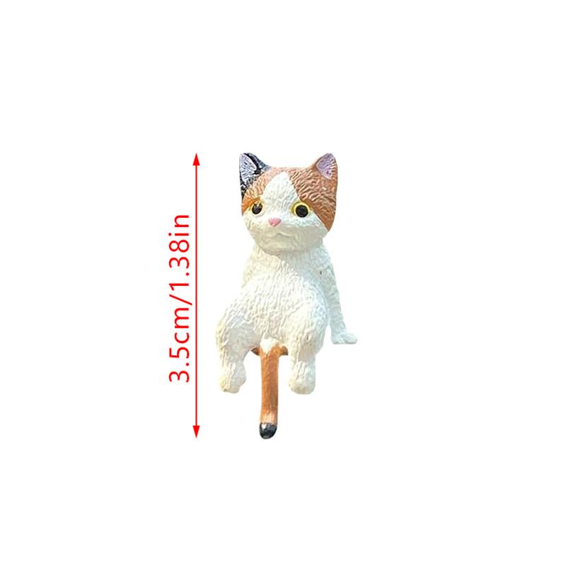 Cute Car Decoration Sleeping Cat Doll Creative Auto Ornaments Toys Cat Micro Landscape Model Cute Car Accessories Gifts