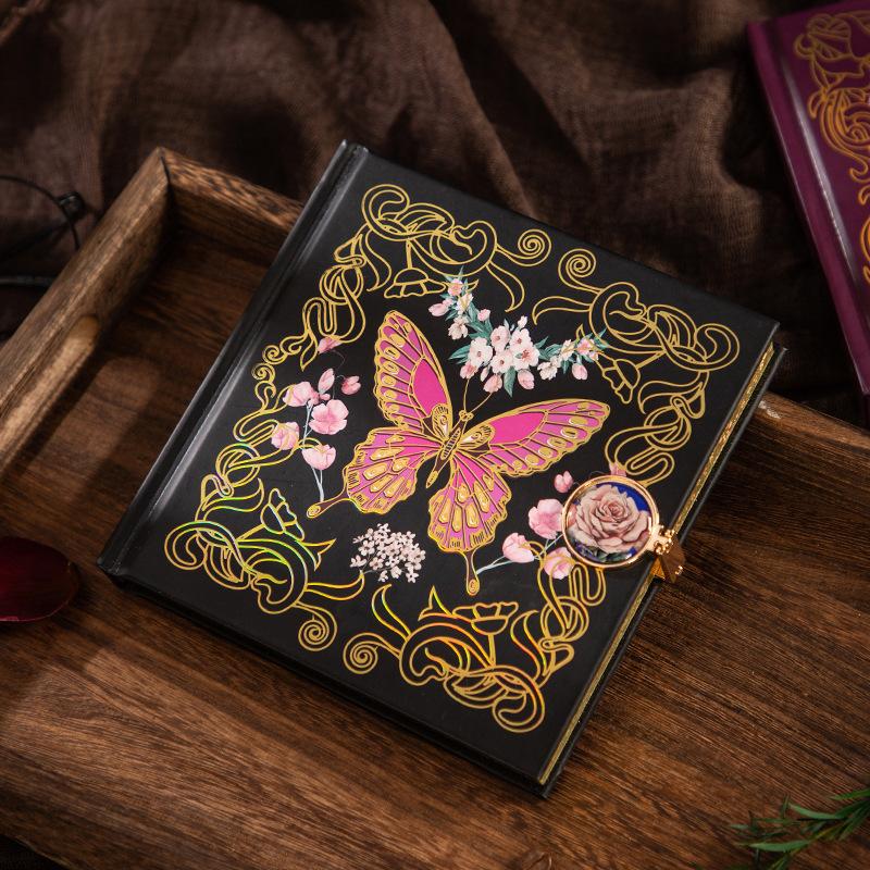 

Роза Бабочка Ритуал Ретро Готика Сказка Бабочка Блокнот Литературные Девушки Простой Стиль Справочник фиолетовый