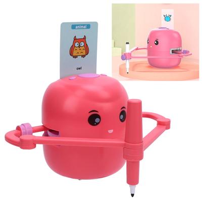 Smart Drawing Robot Cute Interactive Educational Drawing Robot Painting Learning Toy for Birthday Xmas Gifts Art Enlightenment