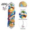 DIY Craft Kits for Adults Faux Diamond Art Bookmark Kit Halloween Book Marker Pumpkin And Ghost Pattern Animal Bird Page Crafting Kit Adults,
