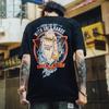 Men High Street T-shirts Oversized O-neck Short Sleeve Casual Shirts Summer Soft Loose Tops Harajuku Trendy Personality Tees