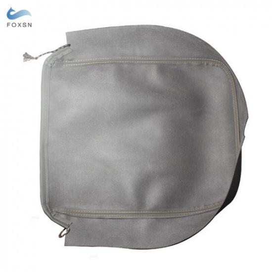 1*Gray Armrest Console Box LEATHER Cover For 2002-2008 Dodge Ram 1500 2500 3500