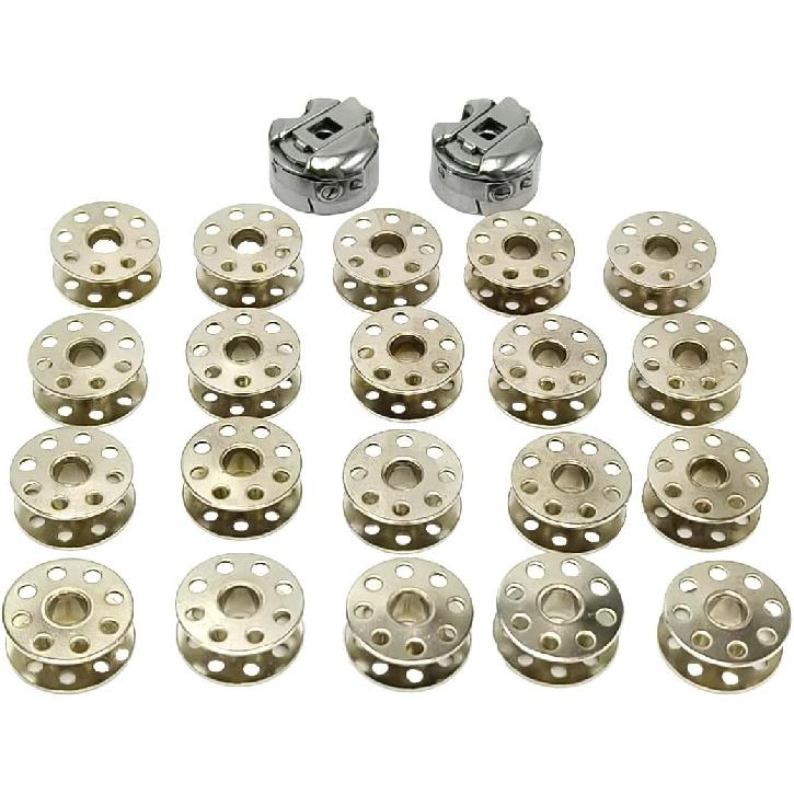 OQYRQO Bobbin Case for Juki Ddl-5550 Ddl-8300 Ddl-8700 Ddl-9000 Sewing Machine,with 20 Pack Ddl Bobbins