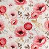 Royal Velvet Fabric Polyester For Sewing - Motif Flowers - Rdx2882