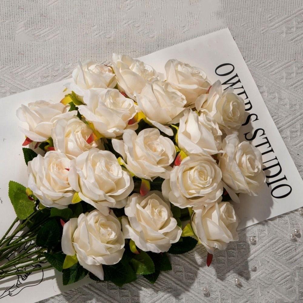New 8 Colors Simulated Rose DIY Party Decoration Festival Supplies Artificial Flowers Small Rose Home Decor