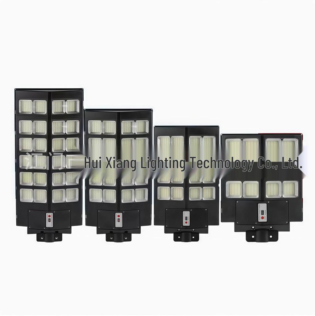 Remote-Controlled Double-Sided Solar Street Light: Waterproof, Luminous Outdoor Wall Light with Induction Sensor