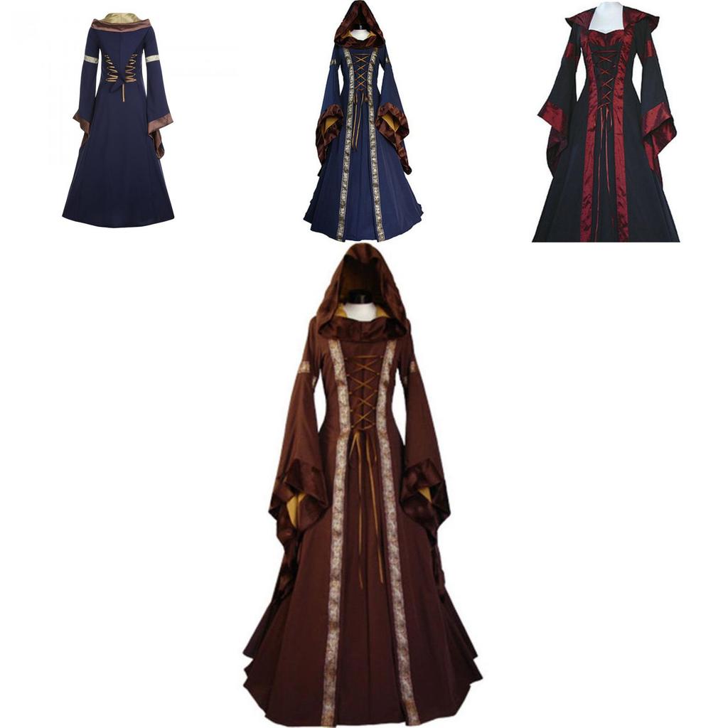 Renaissance Festival Gotisches Kleid Damen Vintage Viktorianisches Renaissance Kostüm