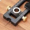SOYAN Drill Guide, Dowel Hole Jig, Woodworking Tool, Multifunctional, Screw Hole Drilling Guide for Vertical and Horizontal Boards (2-in-1)