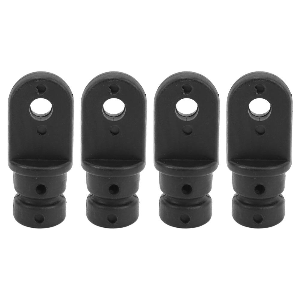 4Pcs Black Nylon Eye End Cap Nylon Round Inside Eye End Cap 4 Pcs Bimini Top Cover Cap  Boats