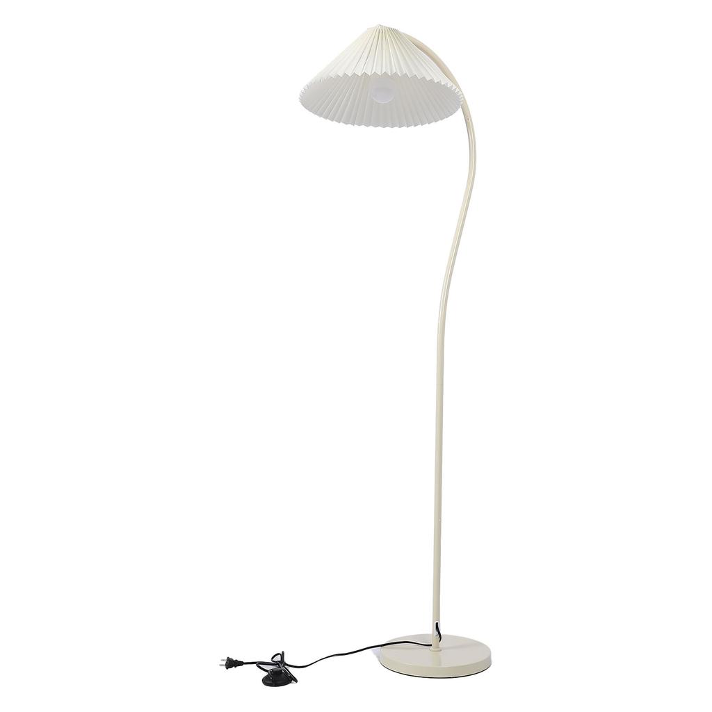 LED Floor Lamp 12W E27 Bulb 3 Light Modes 3000‑6500K Dimmable Remote Control Metal Standing Lamp with Foot   for Reading