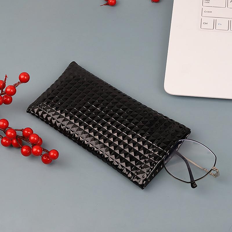 Candy Color Pu Leather Sunglasses Bag For Women Men Glasses Case Wallet Storege Cases Portable Waterproof Glasses Storege Bags