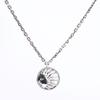 HARANG HR 68N_Mother of Pearl Sun Carved Necklace
