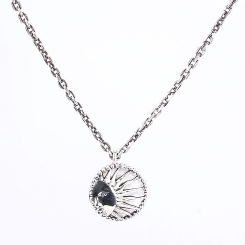 HARANG HR 68N_Mother of Pearl Sun Carved Necklace