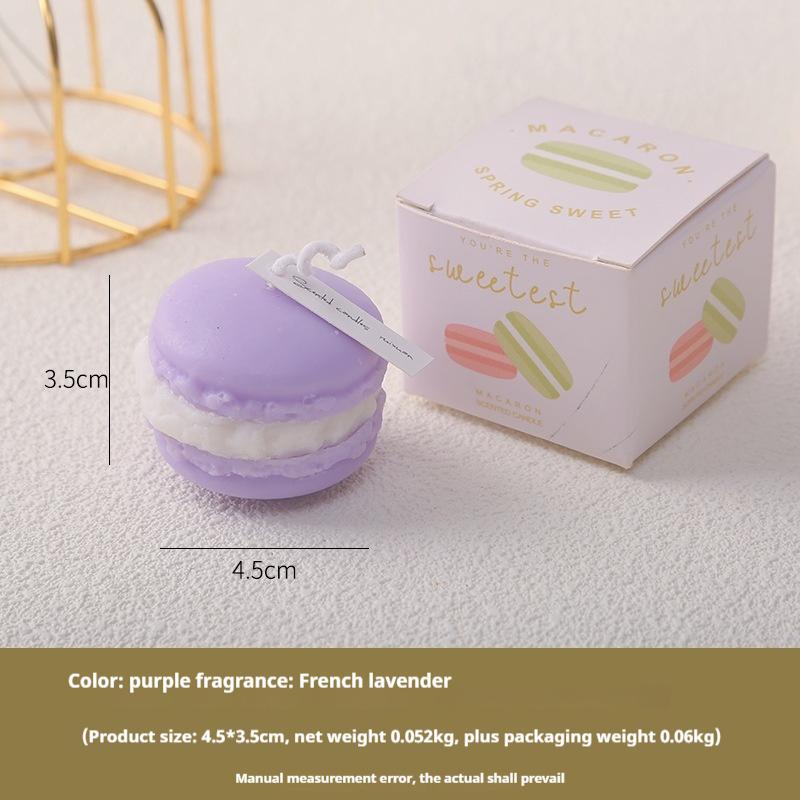 2026 Cute Macaron Creative Styling Aromatherapy Candles Home Fragrance Collection Decoration Ornaments Christmas Birthday Gifts