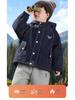 European Boys' Waterproof Padded Winter Jacket with Fleece Lining - Trendy 2025 Children's Outerwear for Toddlers