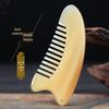 Natural Ox Horn Wide-Tooth Curly Hair Comb - Scalp Massage for Men & Women