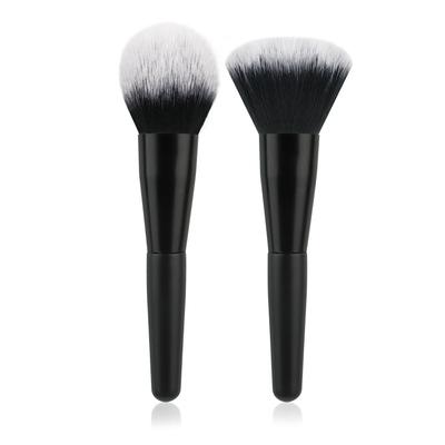 All Black Flame Shape Makeup Brush Highlight Brush Soft Loose Powder Brush Blush Brush Beauty Makeup Brush Tool