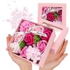 Bukiet Zapachowych Kwiatów Mydlanych W Ozdobnym Pudełku Flower Box Róże