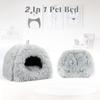 Cozy Pet Bed: Enclosed Tent for Cats, Dogs, Hamsters, Guinea Pigs, Rabbits & Small Pets