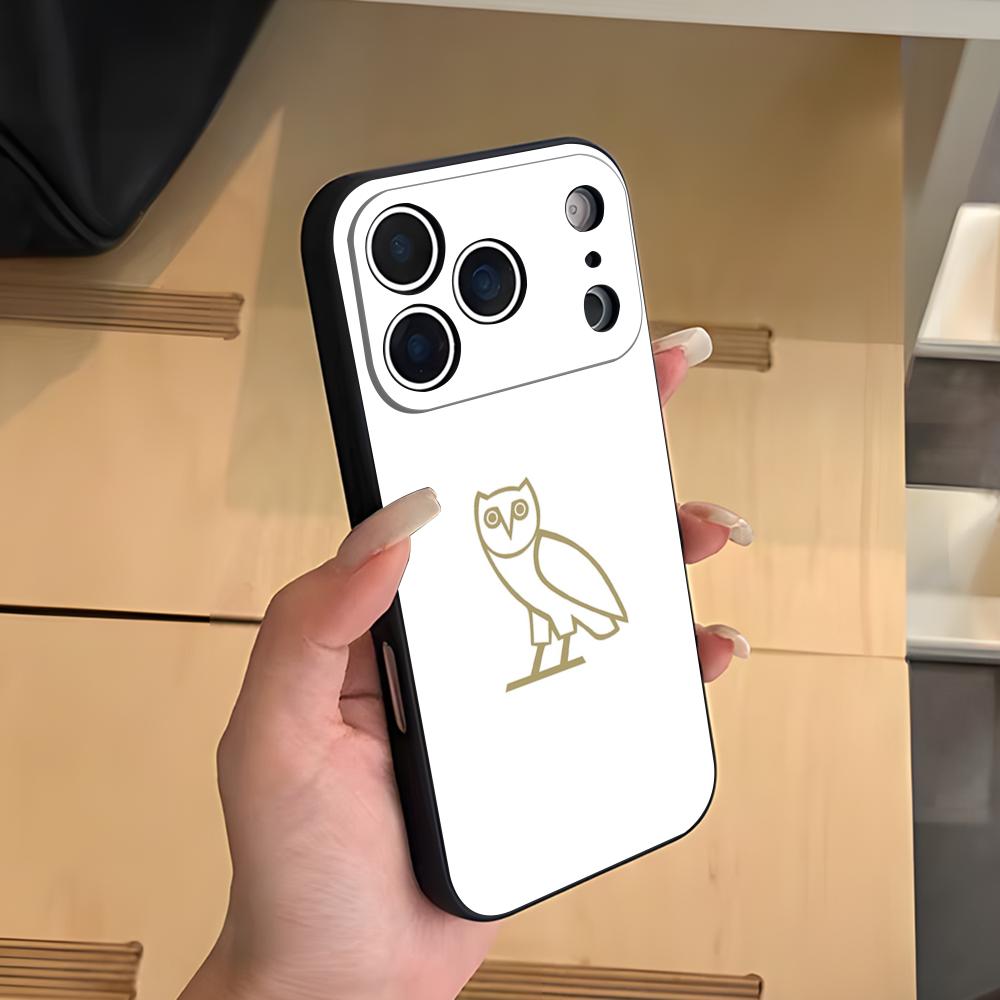 Drake O-OvO OWL Singer Phone Case For IPhone 17 Air 16 E Pro Max 15 14 13 Mini 12 Pro 11 Max Plus Black Soft Shell
