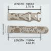 Engraved Silicone Watch Band Repalcement for Samsung Galaxy Watch 6 5 4 Active 2 and More 20mm Width Dandelion Design