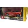 Bburago 1:24 Scale Porsche 718 Boxster Diecast Model Car - Vibrant Orange