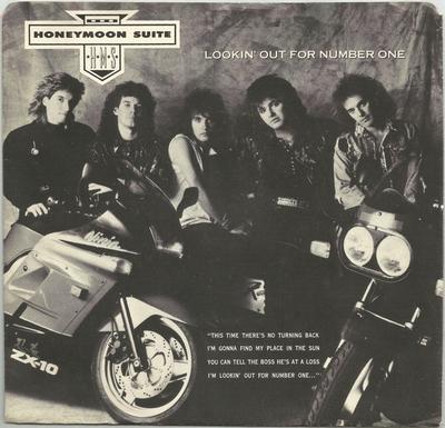 7inch Record HONEYMOON SUITE - Lookin' Out For Number One 2579137 WEA 1988 Canada Rock Used