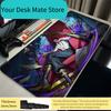 Large Mouse Pad Office Computer One Piece Dracule Mihawk Desk Mat Black Table Keyboard Laptop Carpet Accessories Gaming Mousepad