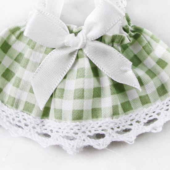 Pet Printed Dress Lace Trim Vest Dress Summer Dress with Bow Pet Clothes for Hamster Guinea Pig Outing Dress-up