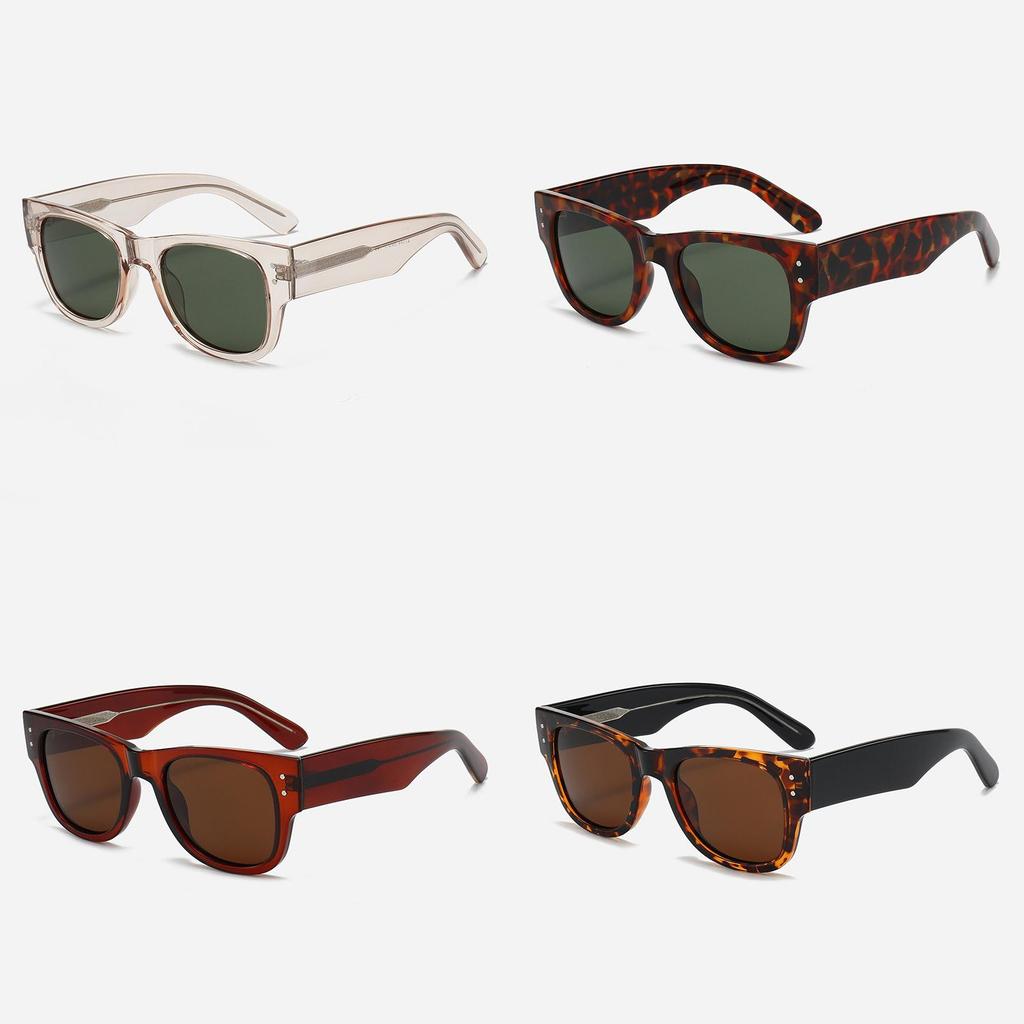 Black Square Polarized Sunglasses For Women Men Uv400 Protection Outdoor Sport Fashion