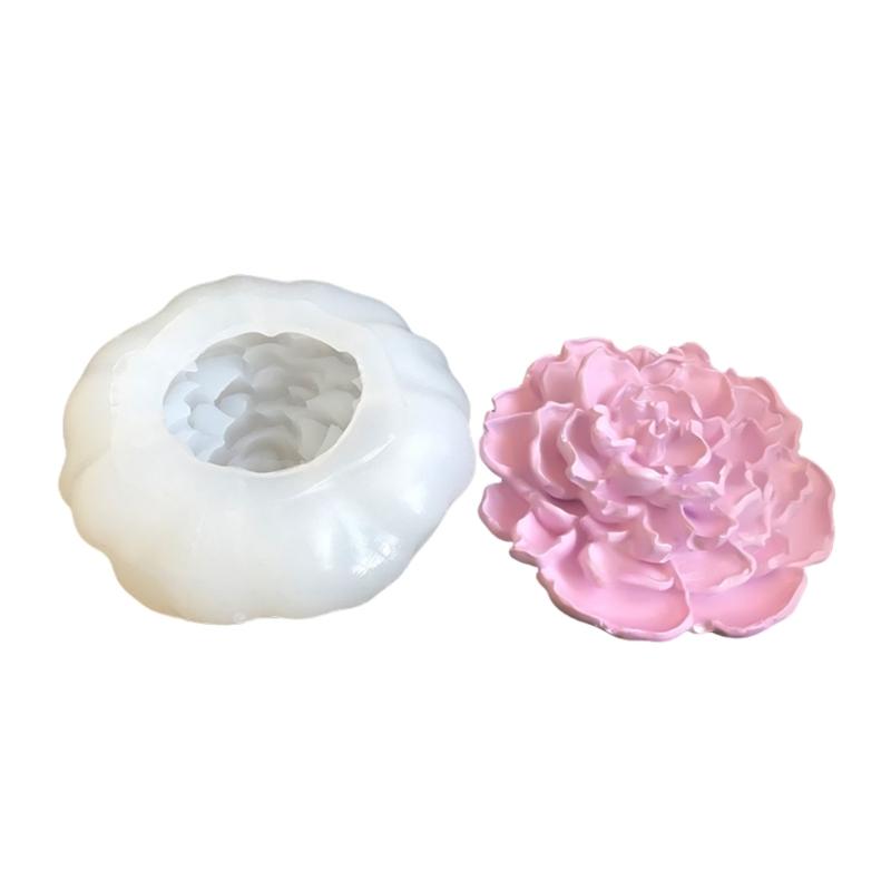 Flower Themed Silicone Candle Molds for Epoxy Resin Handmade Candle Soap Fondant Candy Cake Molds Chocolate Molds