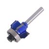 R1/R2 Woodworking Milling Cutter 4 Teeth Trimming Cutter Shank Edge Trimmer Router Bit Wood Edging Veining Grooving Tool
