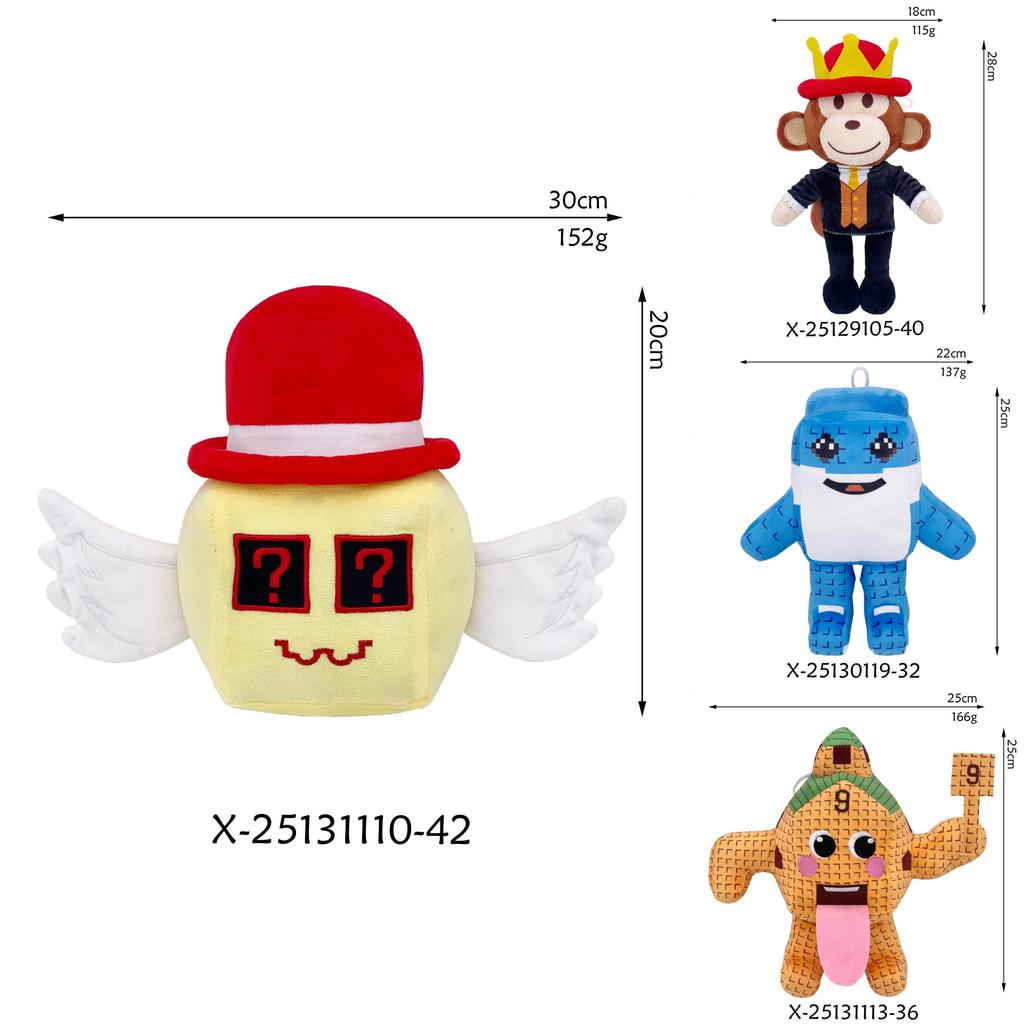 Plants Vs Brainrot Plush Toy With Soft Short Pile For Collectors And Giftgiving