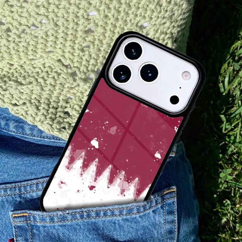Qatar Flag National Banner mobile phone case Compatible with IPhone 17 16 15 14 13 12 11Pro Max 17 Air cover