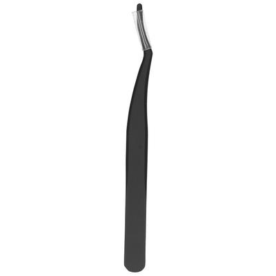 Eyelashes Tweezer False Lash Application Curved Stainless Steel Eyelash Extension Auxiliary Clip