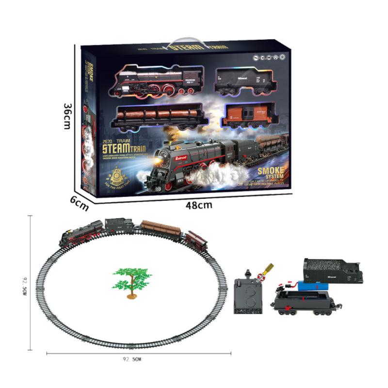 

Вагоны Классический Винтажный Поезд Электрический Вагон Детские Игрушки Имитация Маленький Паровоз Мальчик Рождественские Игрушки