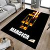1pc Fire Metal Energy Carpet for Playroom Bedroom Living Room Sofa Home Decor,kids Game Area Rug Non-slip Floor Mat Y730163