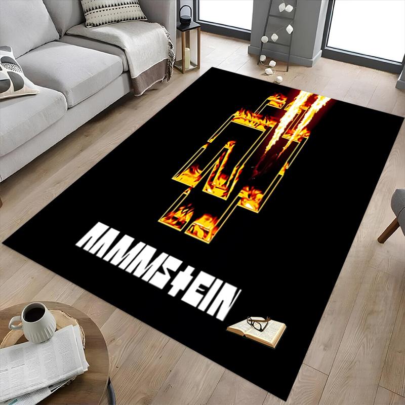 1pc Fire Metal Energy Carpet for Playroom Bedroom Living Room Sofa Home Decor,kids Game Area Rug Non-slip Floor Mat Y730163
