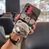 Protective Phone Pouch Phone Case For ZTE Blade V40 Vita/A72 Back Cover Durable Full Wrap Graffiti Silicone Anti-knock