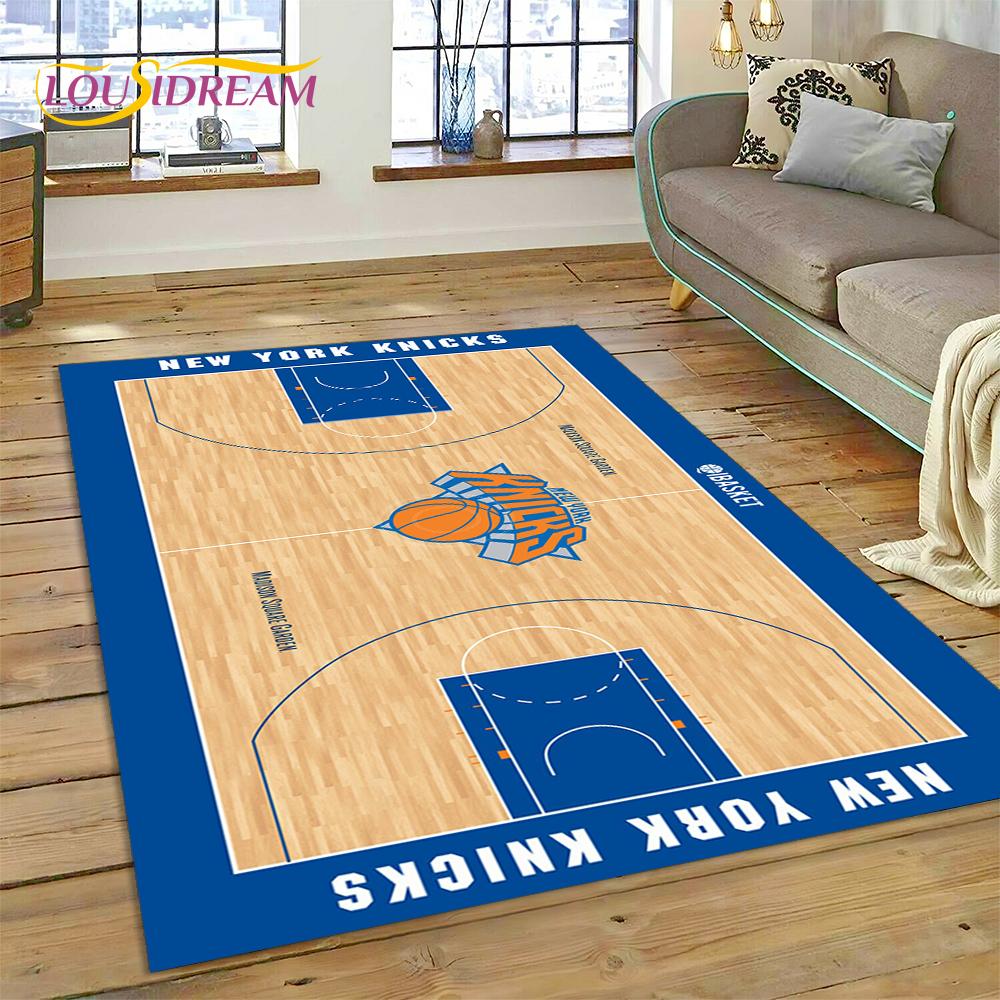 3D America Basketball Court Team Customized Rug Carpet for Living Room Bedroom Decor,Non-slip Decoration for Sofa Doormat Gift